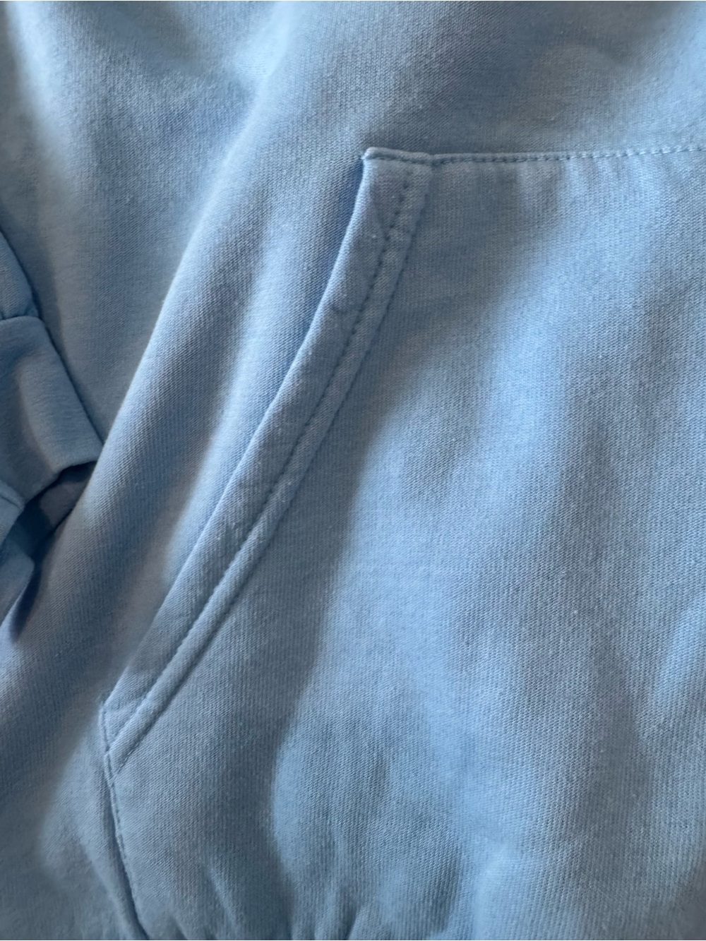 Like new Aviator Nation Light Blue Zip Hoodie with Multi-Stripe Detail - Picture 6 of 9